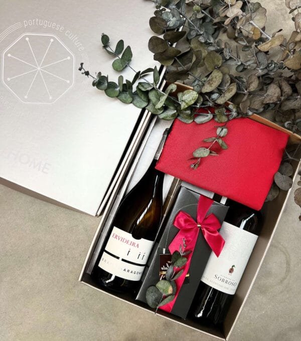 Giftbox Juice at Home Cabaz gourmet Vinhos grand collection